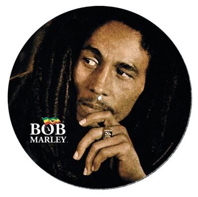 BOB MARLEY  BASKILI SİYAH PİKAP KEÇESİ (SLIPMAT)