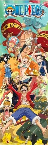 ONE PIECE ALL CHARACTERS DOOR POSTER (İTHAL)
