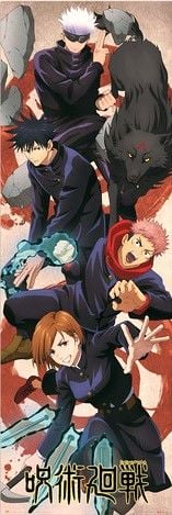 JUJUTSU KAISEN DOOR POSTER (İTHAL)