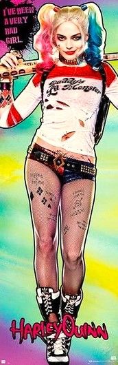 SUICIDE SQUAD HARLEY QUINN DOOR POSTER  İTHAL