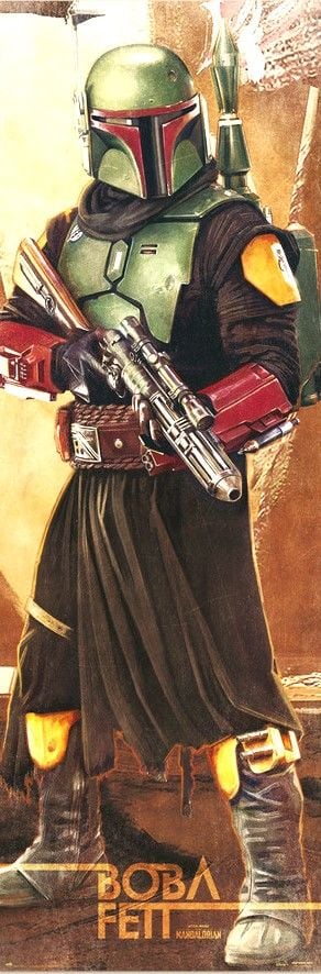 STAR WARS BOBA FETT DOOR POSTER (İTHAL)