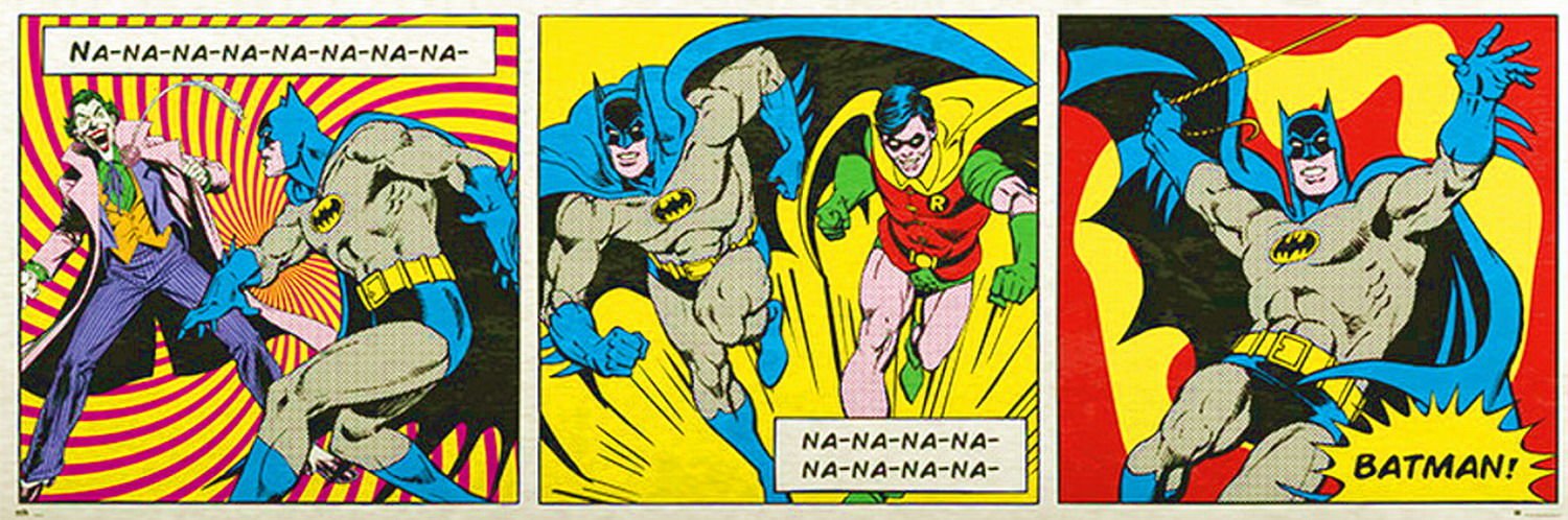 DC COMICS BATMAN TRIPTICO  DOOR POSTER (İTHAL)
