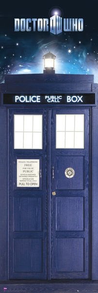 DOCTOR WHO TARDIS  DOOR POSTER  (İTHAL)