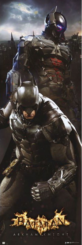 BATMAN  ARKHAM  CITY  DOOR POSTER (İTHAL)