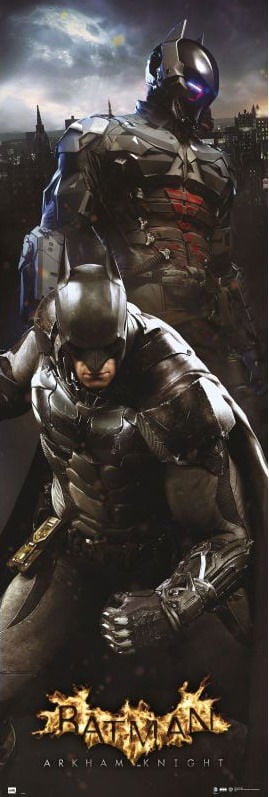 BATMAN  ARKHAM  CITY  DOOR POSTER (İTHAL)