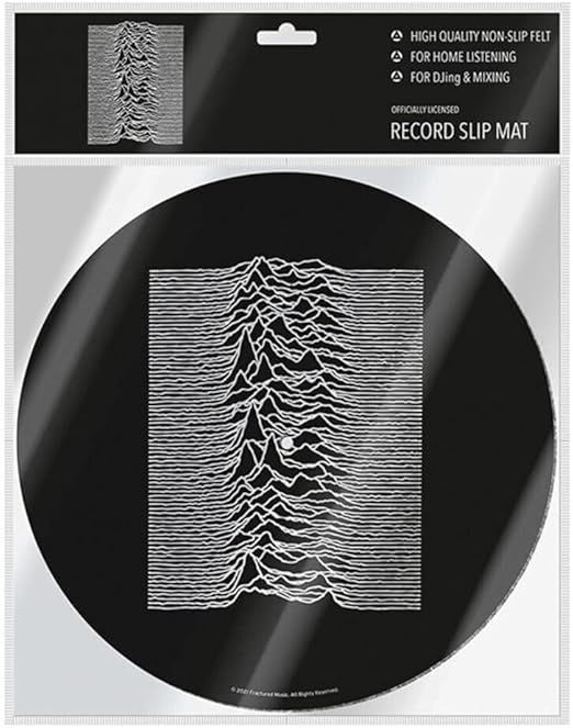 JOY DIVISION (UNKNOWN PLEASURE) BASKILI PİKAP KEÇESİ (SLIPMAT)
