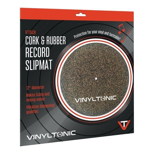 VINYL TONIC 12'' MANTAR VE LASTİK (CORK & RUBBER) PLAK KEÇESİ (TEKLİ)