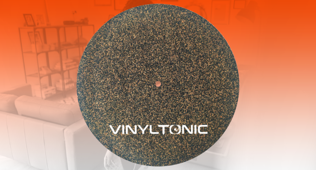 VINYL TONIC 12'' MANTAR VE LASTİK (CORK & RUBBER) PLAK KEÇESİ (TEKLİ)