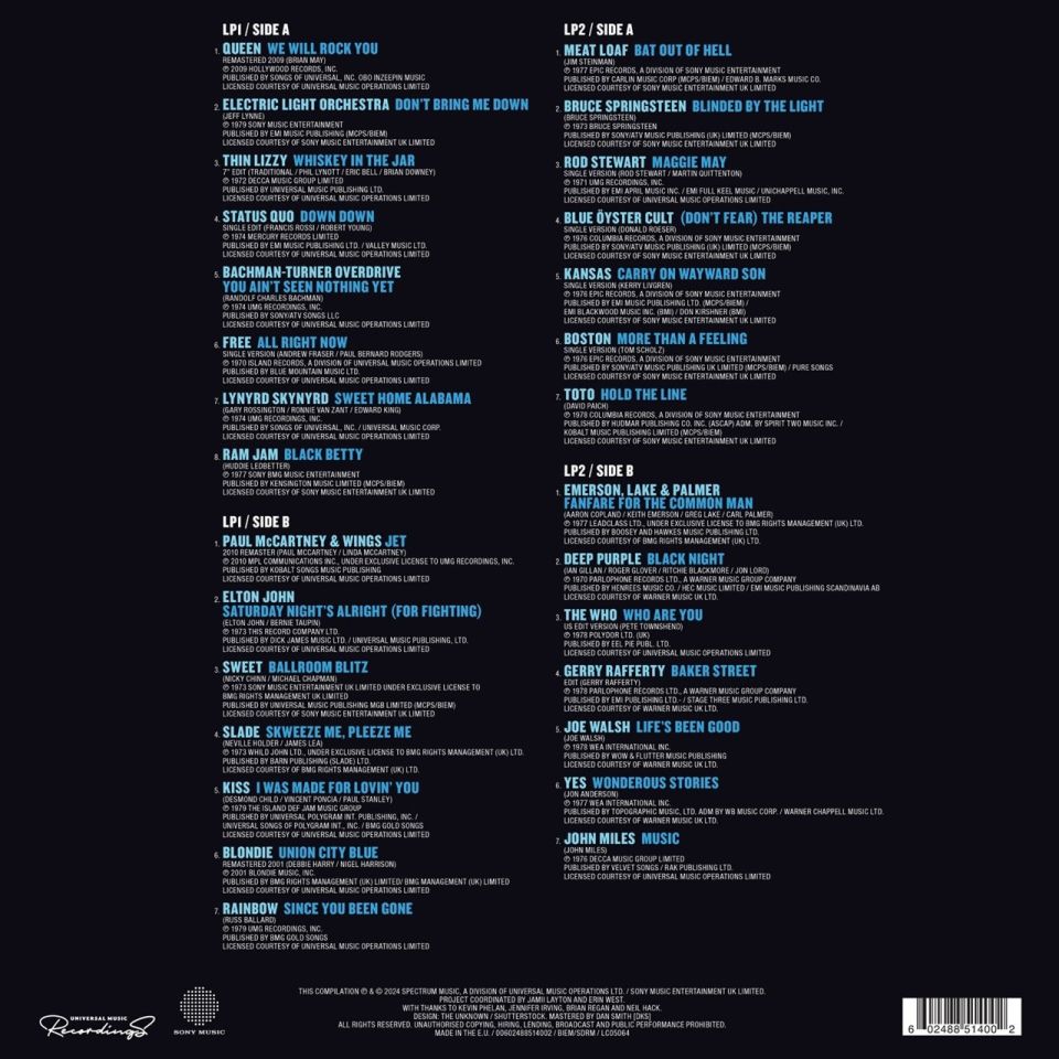 ROCK THE 70S COLLECTION (2LP)