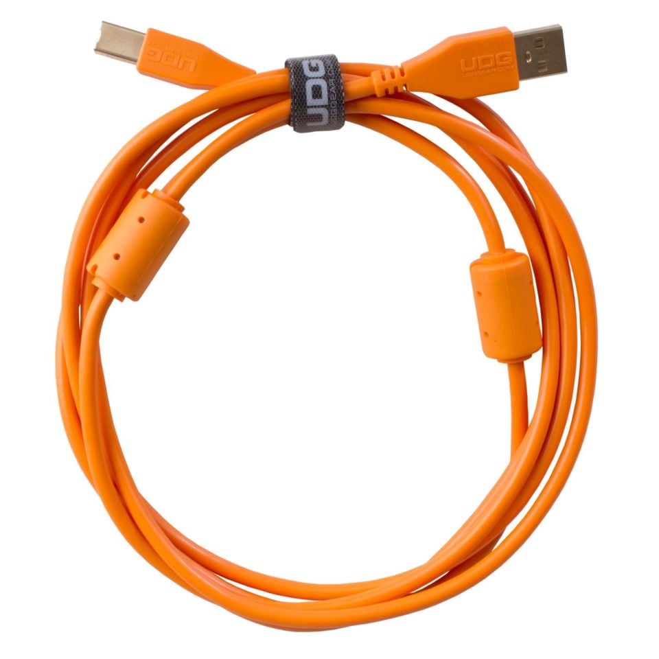 UDG SES KABLOSU USB 2.0 A-B  TURUNCU  DÜZ (1metre)