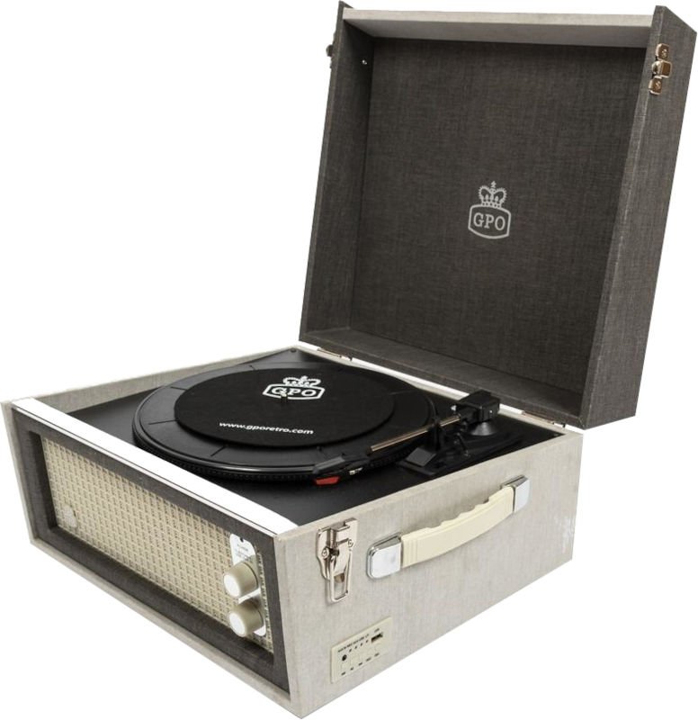 GPO RETRO ANTİK GRİ PİKAP