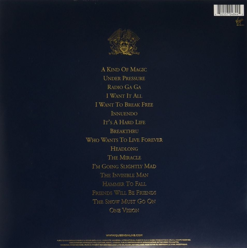 QUEEN GREATEST HITS   II  (REMASTERED) (2LP)