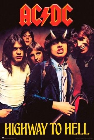 AC/DC HIGHWAY TO HELL MAXI POSTER (İTHAL)