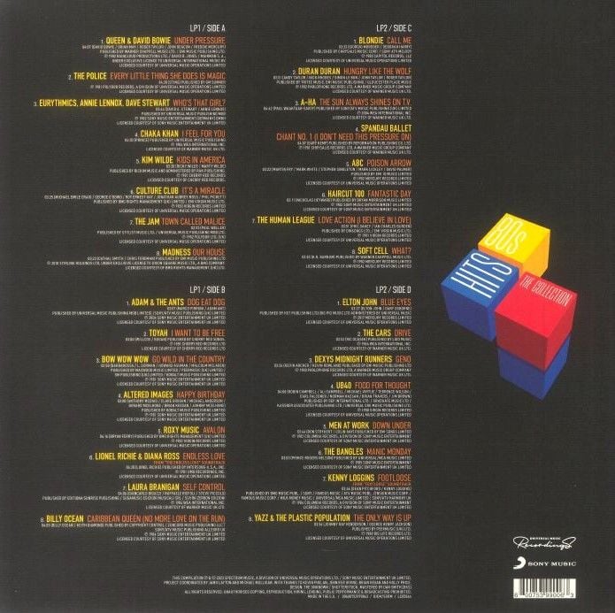 80'S HITS :THE COLLECTION (2LP)