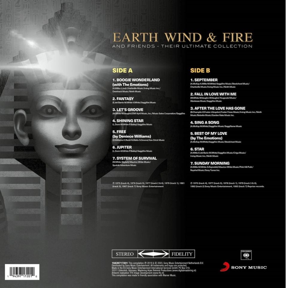 EARTH WIND & FIRE THEIR ULTIMATE COLLECTION LP