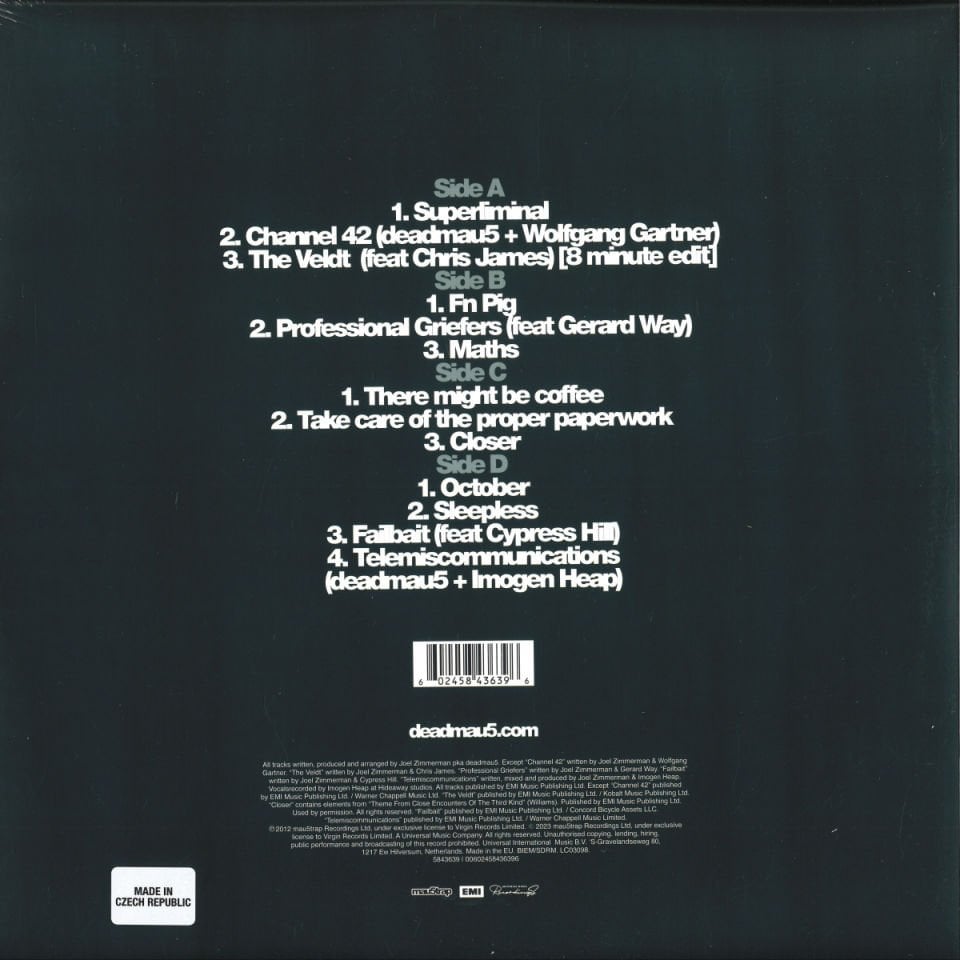 DEADMAU5 ALBUM TITLE GOES HERE (2 LP)