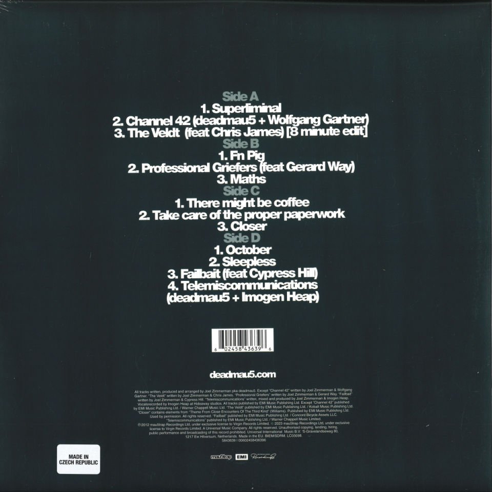 DEADMAU5 ALBUM TITLE GOES HERE (2 LP)