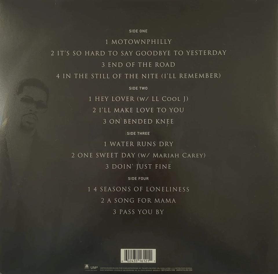BOYS II MEN LEGACY THE GREATEST HITS COLLECTION (2LP)