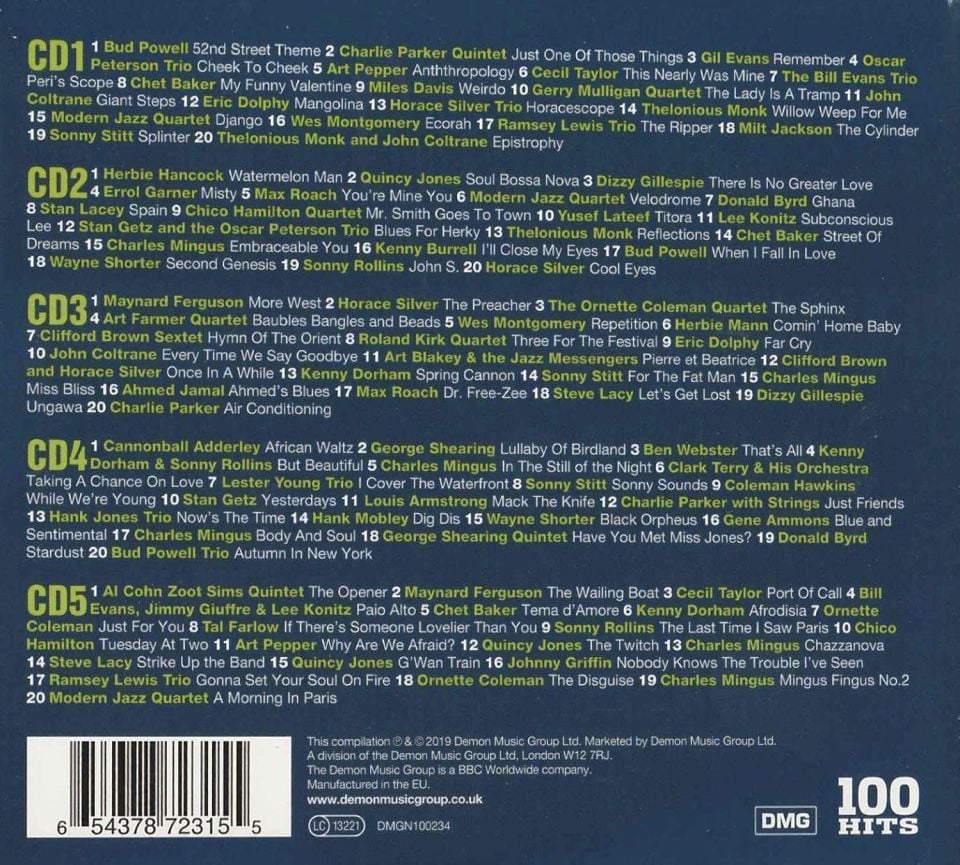 THE BEST JAZZ ALBUM 100 HITS (5 CD)