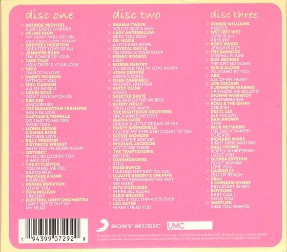 ONE LOVE THE GREATEST LOVE SONGS OFF ALL TIME (3CD)