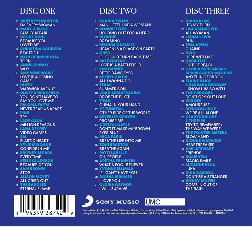 I'M EVERY WOMAN A CELEBRATION OF POWERFUL VOICES (3CD)