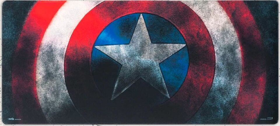 CAPTAIN AMERICA SHIELD XXL GAME MOUSE PAD (İTHAL)