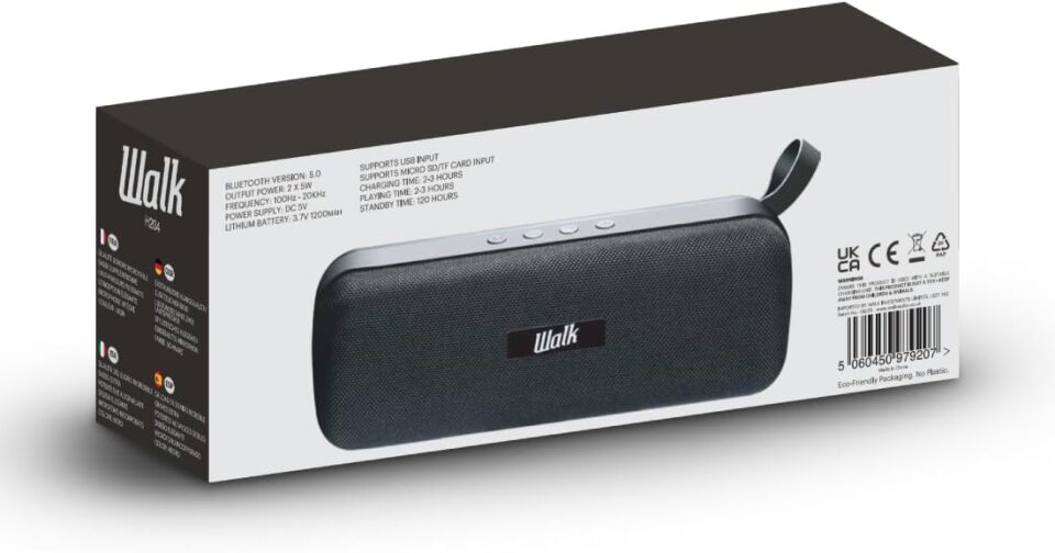 WALK AUDIO H204 WIRELESS  HOPERLÖR (SİYAH)