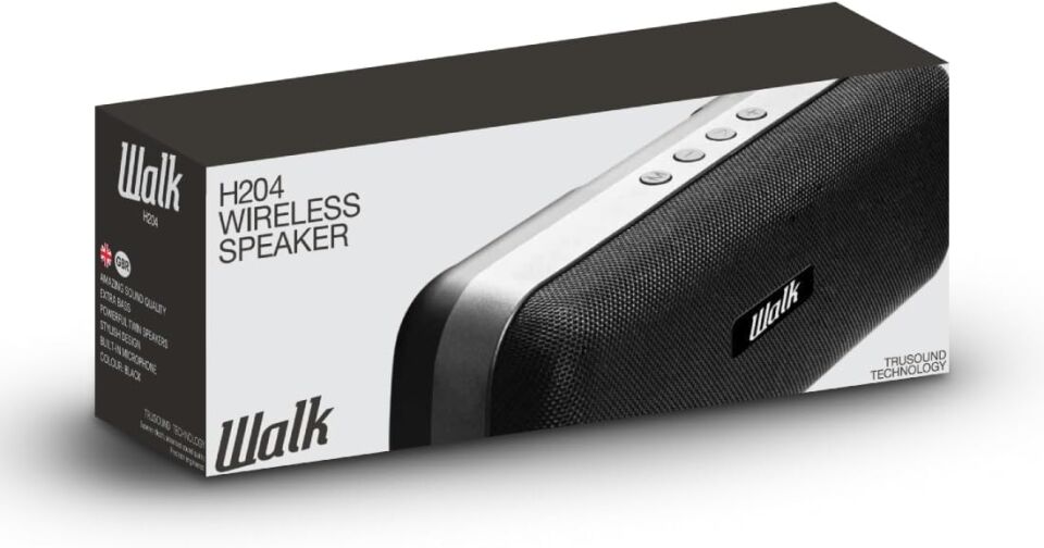 WALK AUDIO H204 WIRELESS  HOPERLÖR (SİYAH)