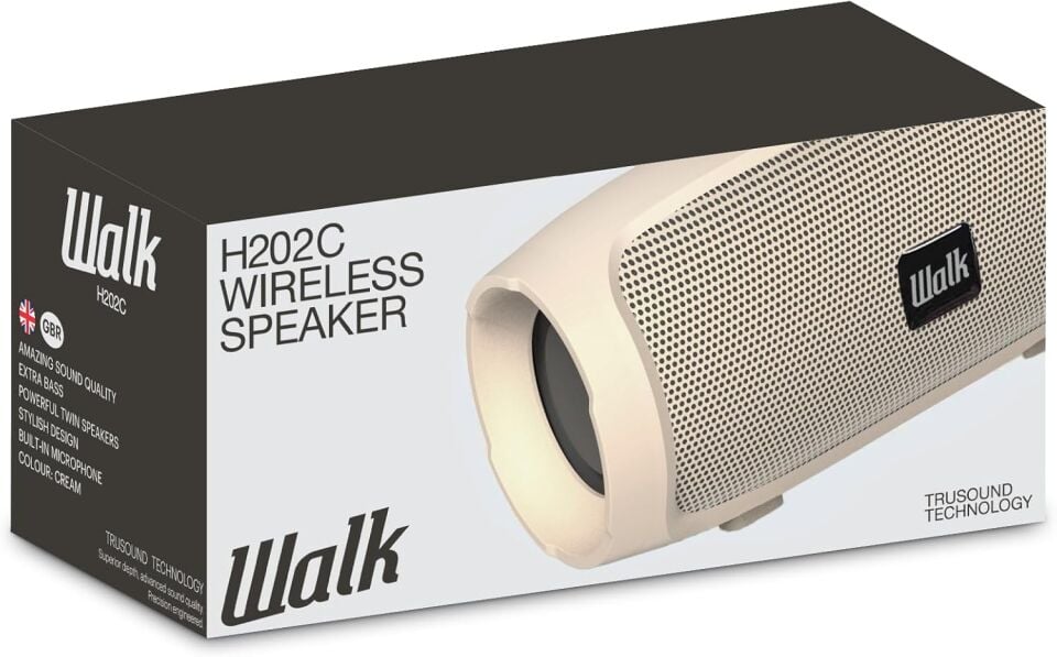 WALK AUDIO H202C  WIRELESS HOPERLÖR (KREM)