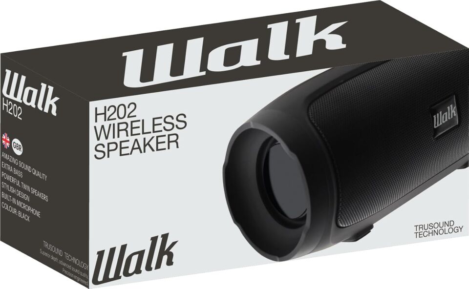 WALK AUDIO H202  WIRELESS HOPERLÖR (SİYAH)