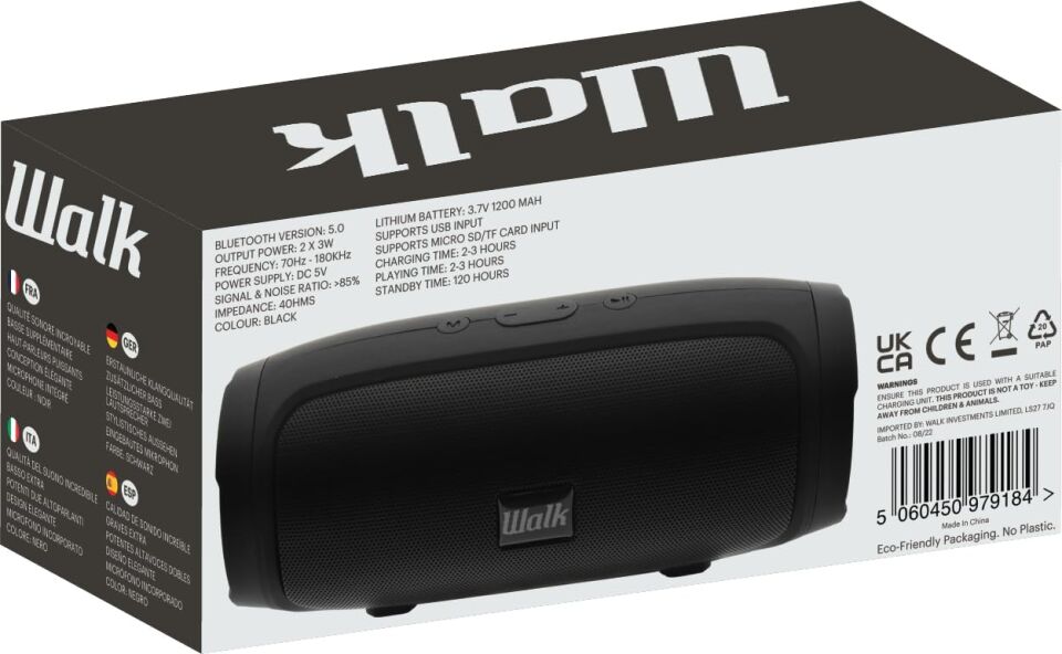 WALK AUDIO H202  WIRELESS HOPERLÖR (SİYAH)