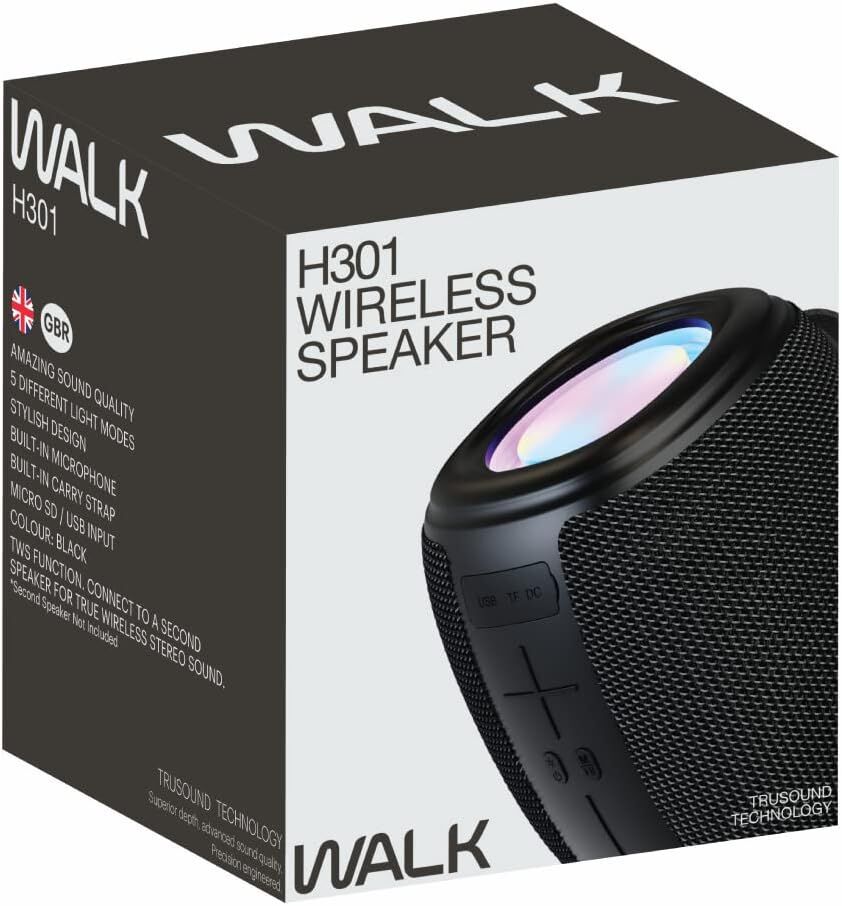 WALK AUDIO RMS WIRELESS 5 WATT PARTY IŞIKLI HOPERLÖR