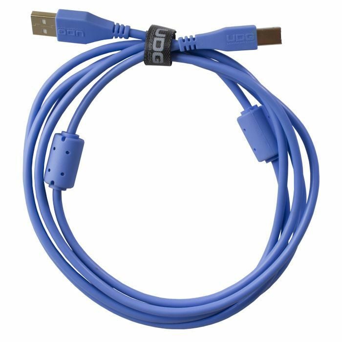 UDG SES KABLOSU USB 2.0 A-B MAVİ DÜZ (1metre)