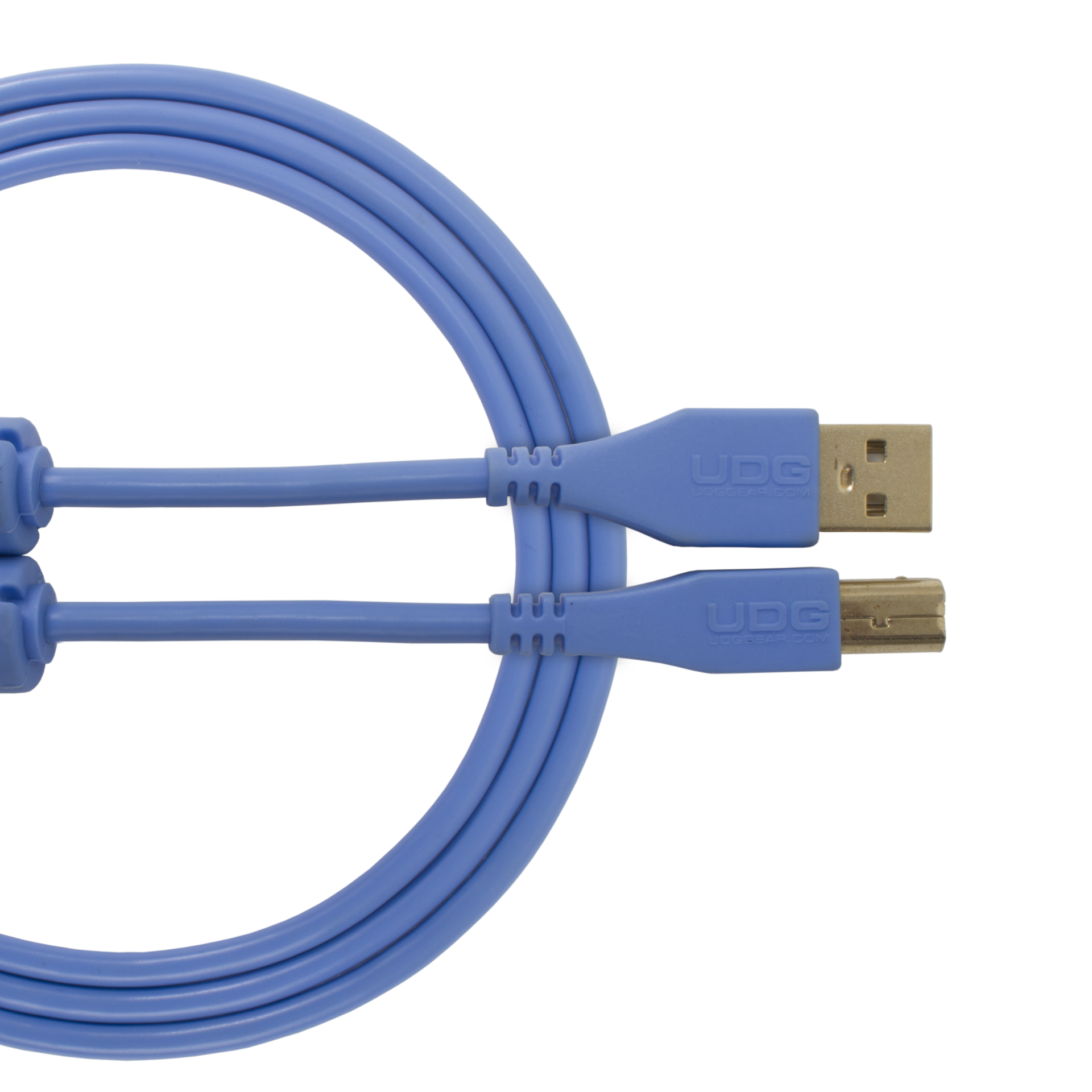 UDG SES KABLOSU USB 2.0 A-B MAVİ DÜZ (1metre)