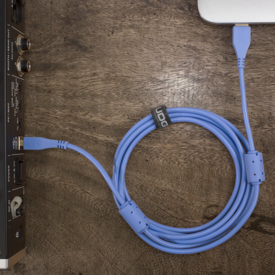 UDG SES KABLOSU USB 2.0 A-B MAVİ DÜZ (1metre)