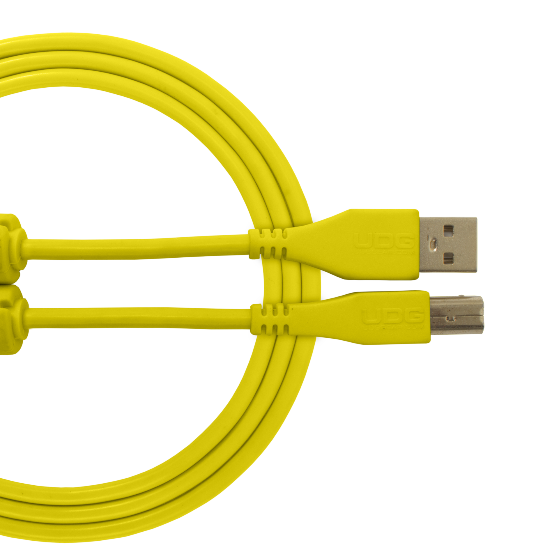 UDG SES KABLOSU USB 2.0 A-B SARI DÜZ (2metre)