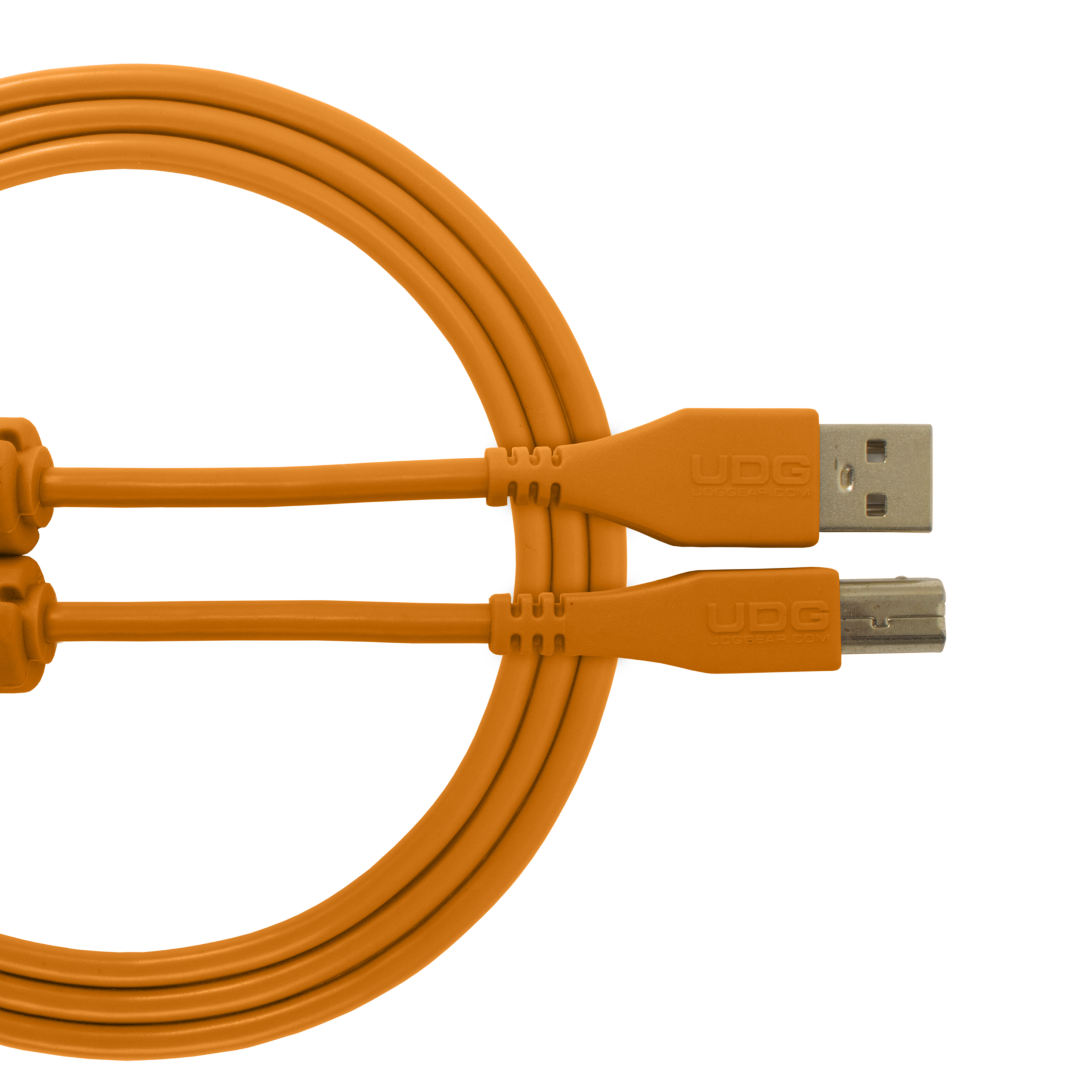 UDG SES KABLOSU USB 2.0 A-B TURUNCU  DÜZ (2metre)