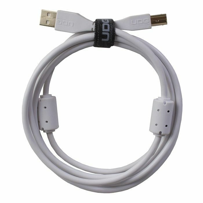 UDG SES KABLOSU USB 2.0 A-B BEYAZ DÜZ (2metre)
