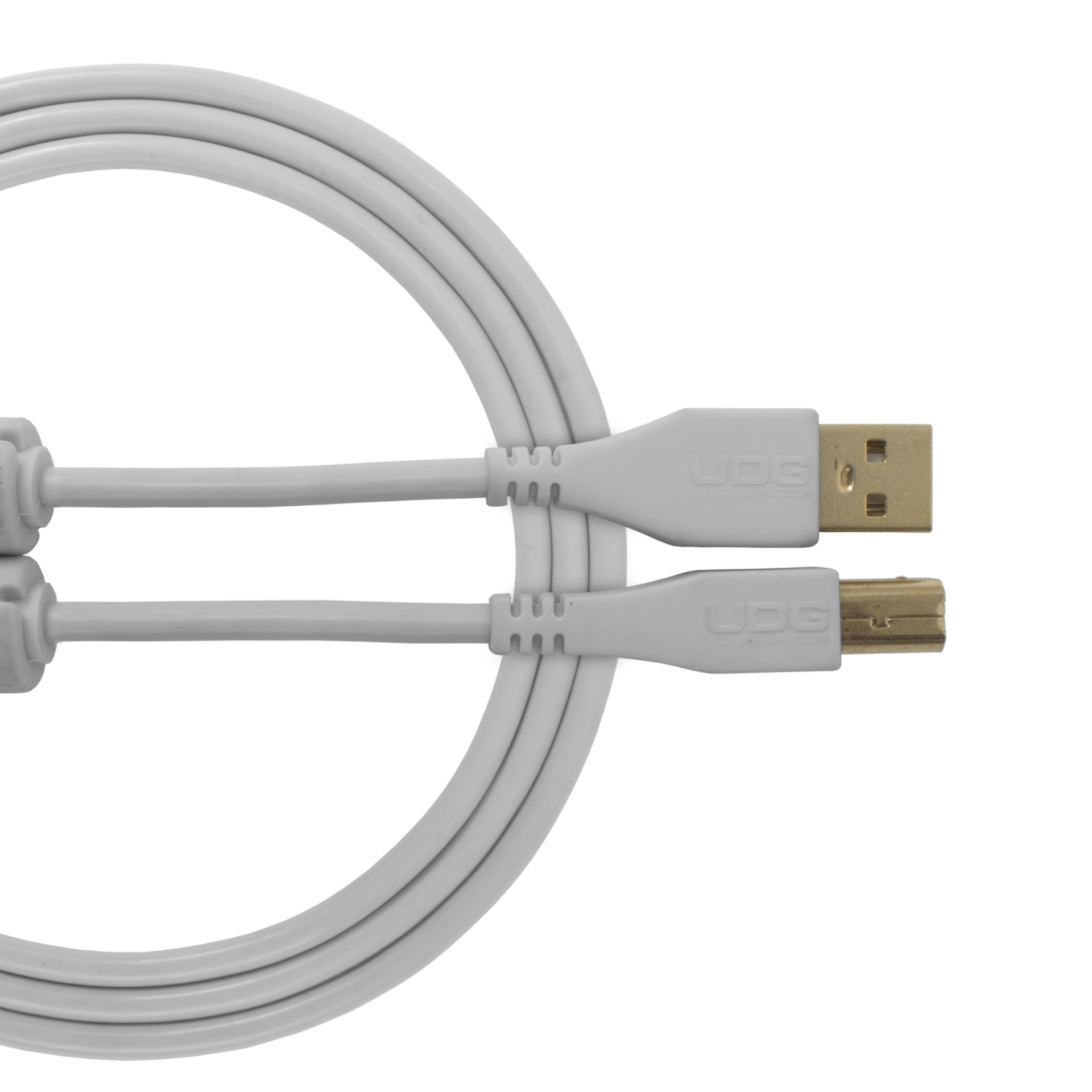 UDG SES KABLOSU USB 2.0 A-B BEYAZ DÜZ (2metre)