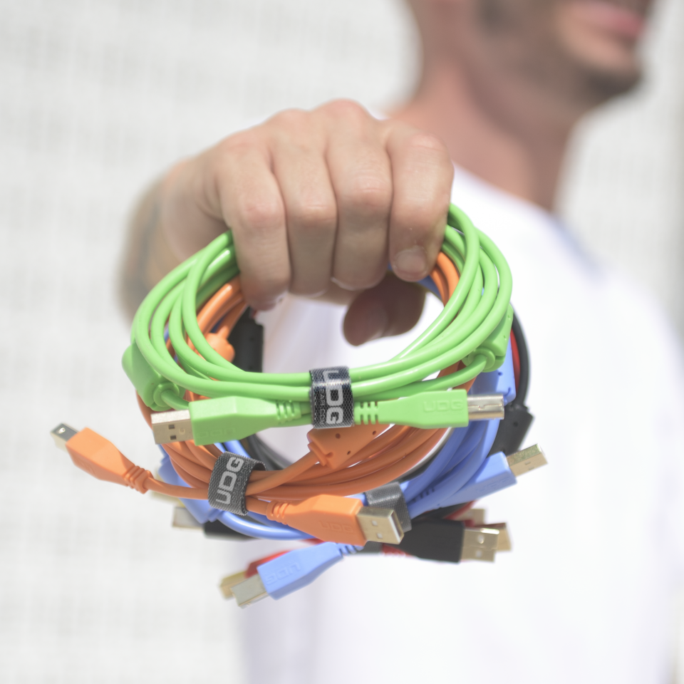 UDG SES KABLOSU USB 2.0 A-B BEYAZ DÜZ (2metre)