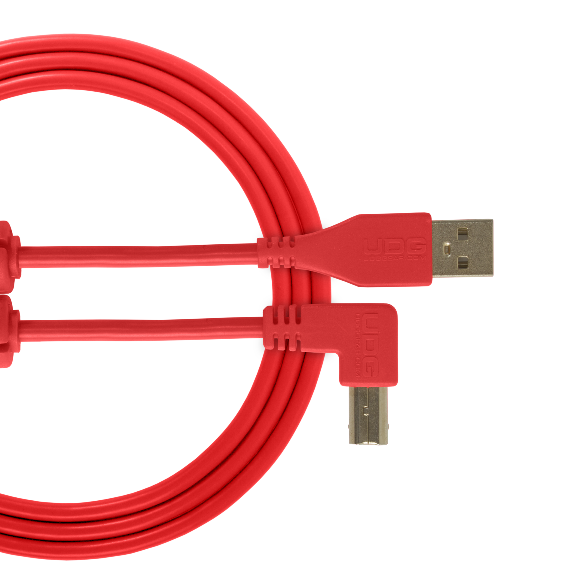 UDG SES KABLOSU USB 2.0 A-B KIRMIZI  AÇILI  (1metre)