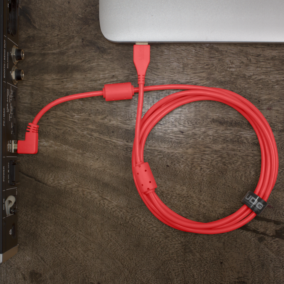 UDG SES KABLOSU USB 2.0 A-B KIRMIZI  AÇILI  (1metre)