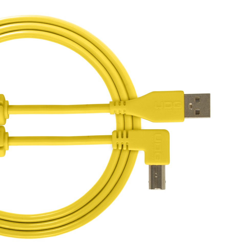UDG SES KABLOSU USB 2.0 A-B SARI AÇILI (1metre)
