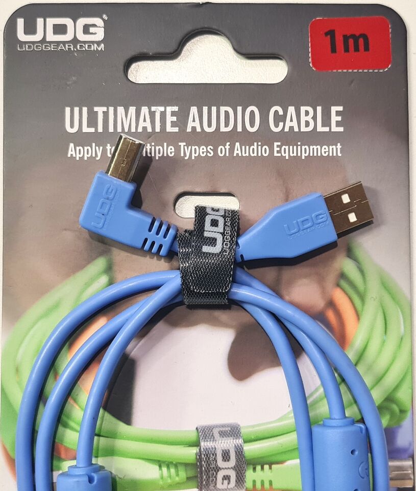 UDG SES KABLOSU USB 2.0 A-B MAVİ AÇILI (1metre)