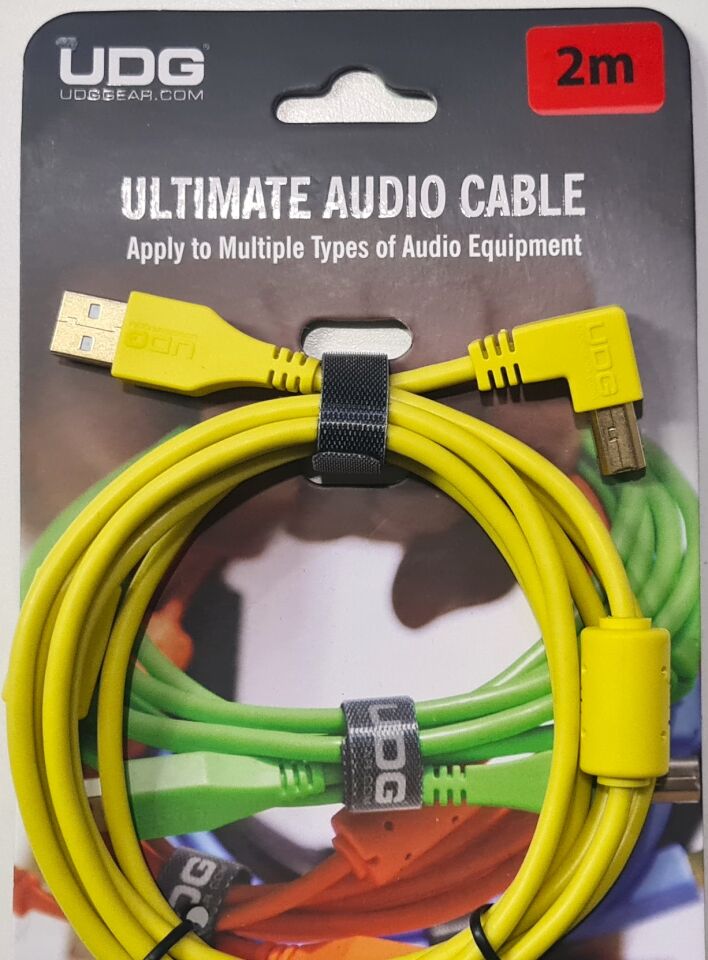 UDG SES KABLOSU USB 2.0 A-B SARI AÇILI (2metre)