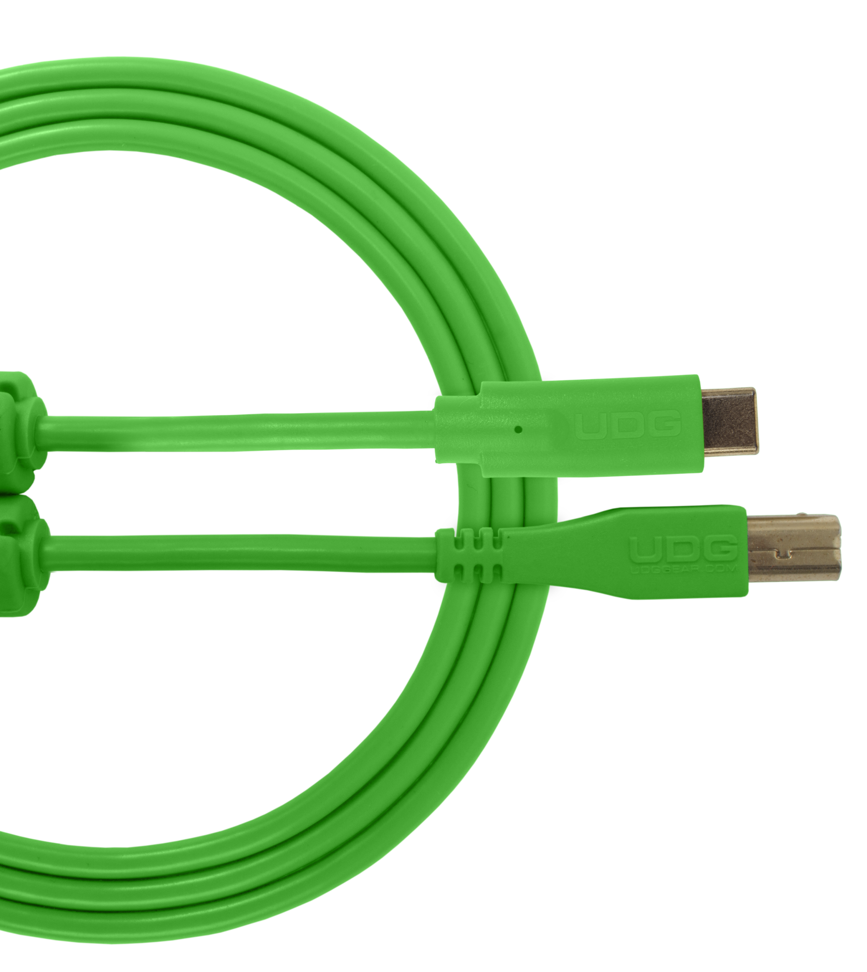 UDG SES KABLOSU USB 2.0 C-B YEŞİL  DÜZ (1,5 metre)