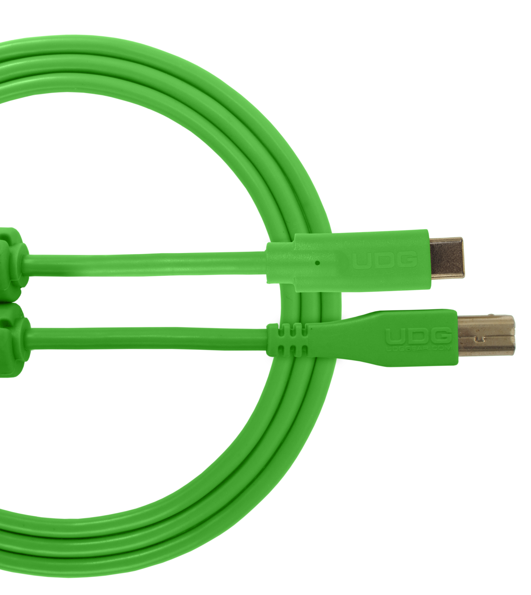 UDG SES KABLOSU USB 2.0 C-B YEŞİL  DÜZ (1,5 metre)