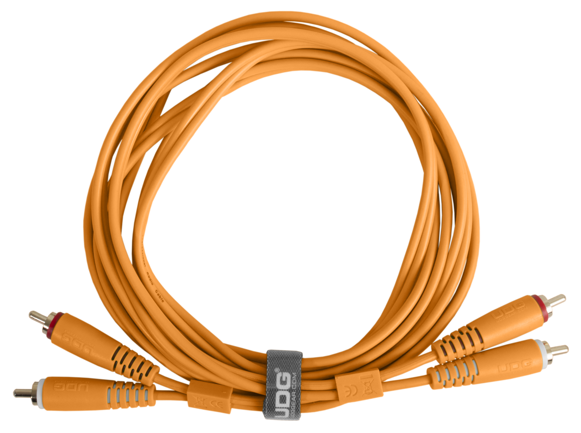 UDG ULTIMATE SES KABLOSU RCA-  RCA  TURUNCU DÜZ (1,50 METRE)