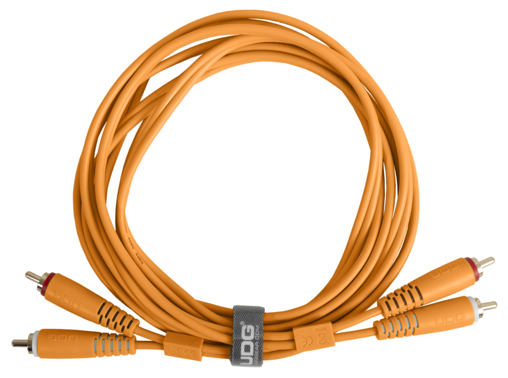 UDG ULTIMATE SES KABLOSU RCA-  RCA  TURUNCU DÜZ (1,50 METRE)