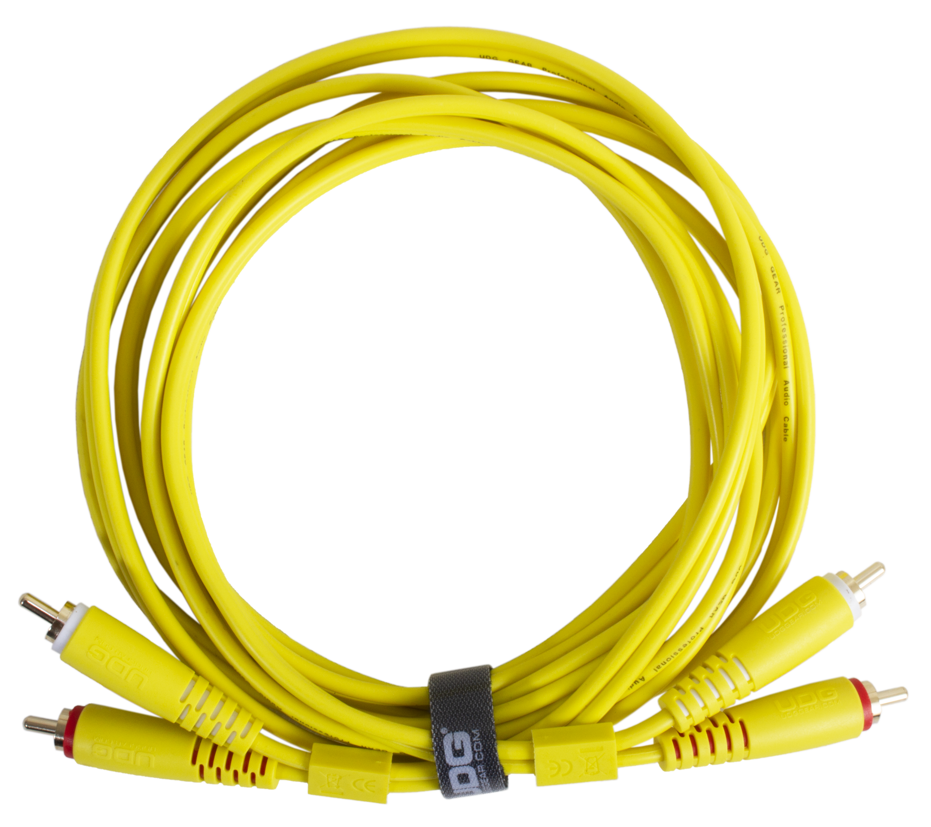 UDG ULTIMATE SES KABLOSU RCA- RCA SARI DÜZ (1,50 METRE)